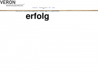 veron-management.ch Webseite Vorschau