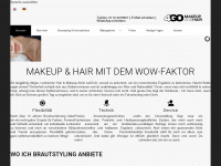 4go-makeupandhair.com Webseite Vorschau