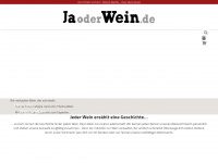 jaoderwein.de Webseite Vorschau