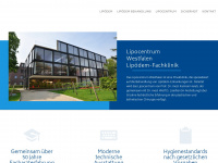 lipocentrum-westfalen.de Webseite Vorschau