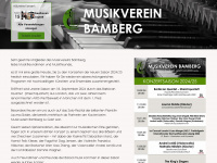 musikvereinbamberg.de Webseite Vorschau