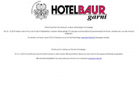 hotel-baur.de Webseite Vorschau