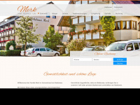 hotel-garni-merk.de Webseite Vorschau
