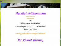hotel-garni-silberdistel.de Webseite Vorschau