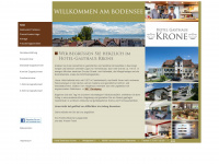 hotel-krone-immenstaad.de Webseite Vorschau