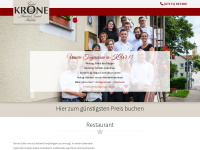 hotel-krone-strassdorf.de Webseite Vorschau