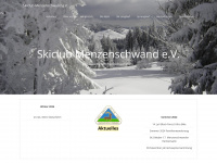 skiclub-menzenschwand.de Webseite Vorschau