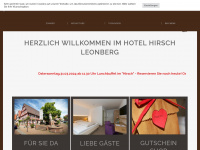 hotel-leonberg.de Webseite Vorschau