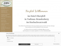 hotel-obergfell.de Webseite Vorschau