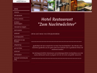 hotelrestaurant-nachtwaechter.de Webseite Vorschau