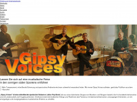 gipsyvoices.de Webseite Vorschau