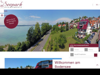 hotel-seepark.de Webseite Vorschau
