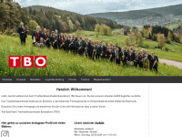 tbo-baiersbronn.de Webseite Vorschau