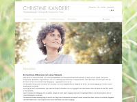 christine-kandert.de Webseite Vorschau
