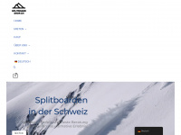 splitboardshop.ch Webseite Vorschau