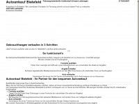 autoankauf-bielefeld24.de Webseite Vorschau