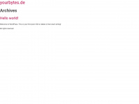 yourbytes.de Webseite Vorschau