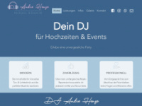 dj-andre-h.de Webseite Vorschau