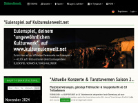 kultureulenwelt.net Webseite Vorschau