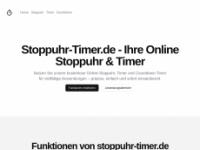 stoppuhr-timer.de Webseite Vorschau