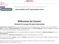 aimster.de Webseite Vorschau