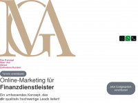 online-marketing-für-finanzdienstleister.de Webseite Vorschau