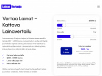 lainanvertaaja.fi Webseite Vorschau