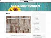 lebensbetrunken.wordpress.com Webseite Vorschau