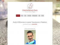 kleintierpraxis-elsen.de Webseite Vorschau