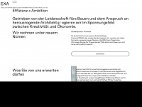 exa-baumanagement.ch Webseite Vorschau