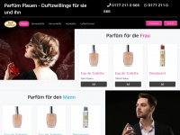 parfuem-plauen.de Webseite Vorschau