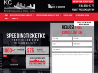 speedingticketkc.com Webseite Vorschau