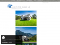 architektur-gasser.ch Webseite Vorschau