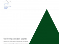 ader-energy.de Webseite Vorschau