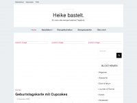 heike-bastelt.de Webseite Vorschau