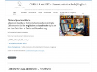 kauert-translations.de Webseite Vorschau