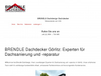 brendle-dachdesign.de Webseite Vorschau