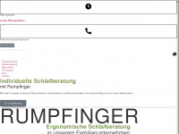 rumpfinger-schlafen.de Webseite Vorschau