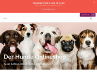 hunde-onlineshop.ch Webseite Vorschau