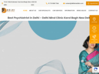 delhimindclinic.com Webseite Vorschau