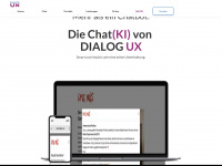 dialog-ux.de Webseite Vorschau