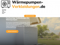 wärmepumpen-verkleidungen.de Webseite Vorschau