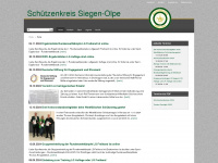 schuetzenkreis-siegen-olpe.de Webseite Vorschau