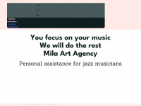 milaartagency.com Webseite Vorschau