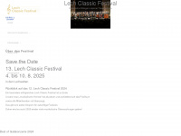 lechclassicfestival.com Webseite Vorschau