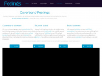 feelings-band.nl Webseite Vorschau