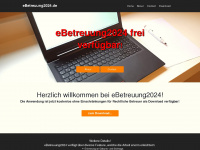 ebetreuung2024.de Webseite Vorschau