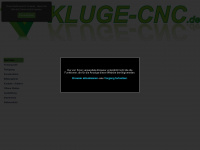 kluge-cnc.de Webseite Vorschau