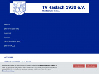 tvhaslach.de Webseite Vorschau