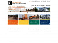 mueller-beton.com Webseite Vorschau